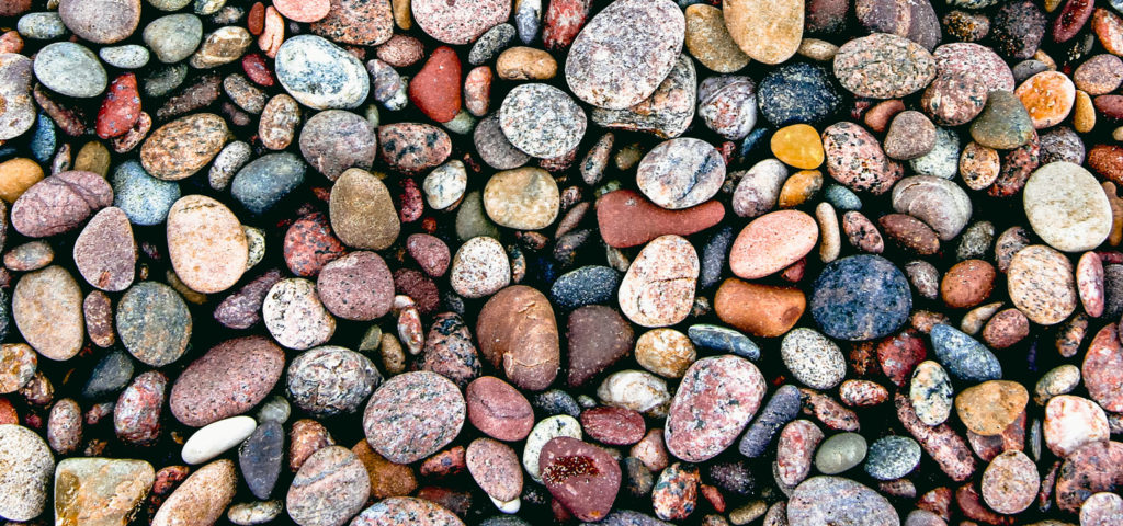 Smooth Stones – a word by Pastor Bill Young from The Rock Church in draper, UT. " The long line of white surf comes up with its everlasting roar, and rattles and thunders among the stones on the shore."