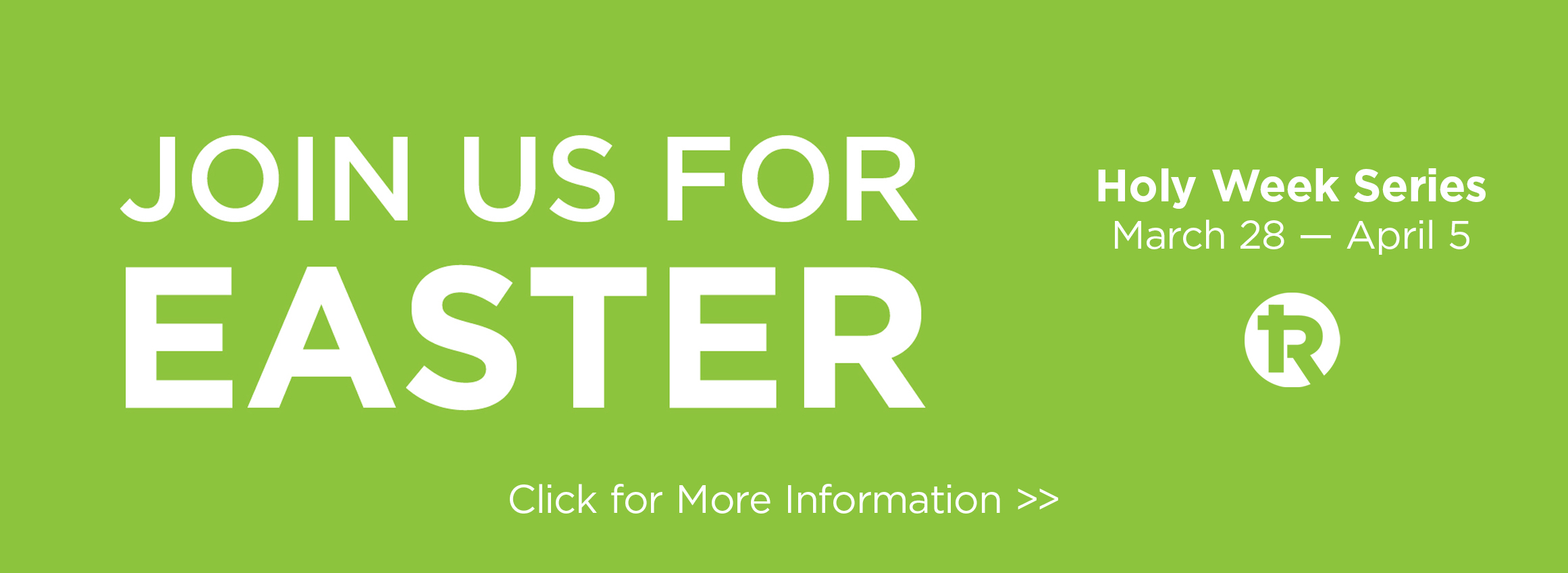 Holy Week is the most important week in history. And Easter is significantly more than just a single day.