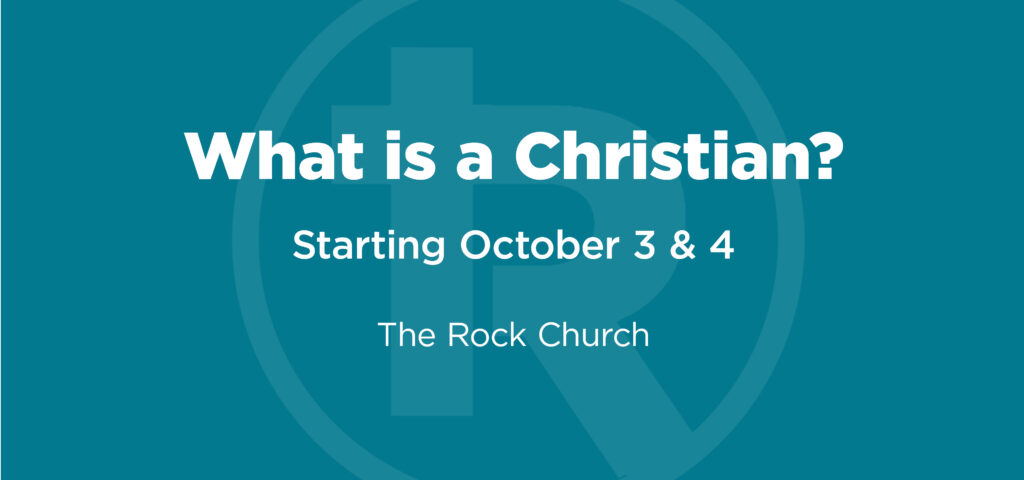 "What is a Christian?" A new sermon series at The Rock Church in Draper, Utah. This six-week journey through Scripture is designed to answer not only those questions but also one of life's most important questions: “What is a Christian?”